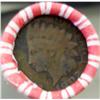 Image 2 : Bank wrapped roll of pennies with Indian Head