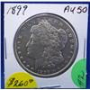 1899-P Morgan Silver Dollar Low Mintage AU-50