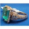 Image 2 : 14kt ROSE GOLD EMERALD AIG APPRAISAL $15,100.00