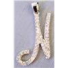 STERLING SILVER LETTER N