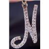 Image 2 : STERLING SILVER LETTER N