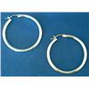 STERLING SILVER HOOP EARRINGS