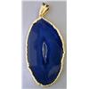 Image 1 : 18KT GOLD PLATED AGATE