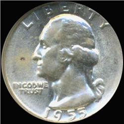 1954 Washington 25c Silver Quarter Graded GEM (COI-6830)