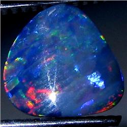 1.78ct Australian Black Opal Doublet Full Fire (GEM-30029)