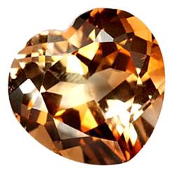 7.32ct Heart Orange Imperial Topaz Appr Est $18k (GEM-27723)