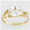 2.64ct Huge Wht Topaz Diamond 9k Gold Ring (JEW-9349X)