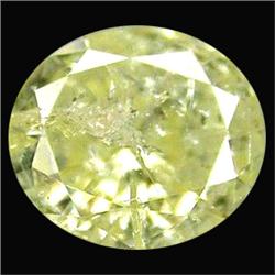 0.27Cts Sparkling Yellow Oval Loose Diamond (GEM-13923)