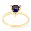 Image 1 : .93ct Natural Iolite Diamond 9k Solid Gold Ring (JEW-9440X)