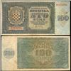Image 1 : 1941 Croatia 100 Kuna Better Grade Note (CUR-06316)