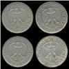 Image 1 : 1965D/G/F/J Germany 1 Mark Hi Grade Scarce 4 Pcs (COI-8166)