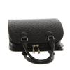 Image 3 : Ladies Black Ostrich Hide Skin Handbag (ACT-040)