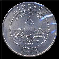 2001 Capitol 50c Commem Gem MS69+ ERROR (COI-7775)