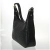 Image 2 : Ladies Black Ostrich Hide Skin Handbag  (ACT-022)
