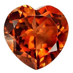 4.35ct Heart Orange Imperial Topaz Appr Est $11k (GEM-27767)