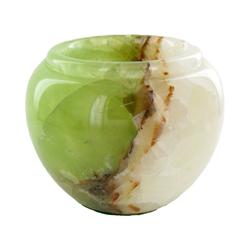 Rare Green Thai Jade Vase (DEC-413)