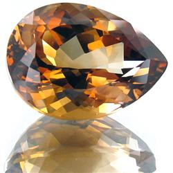 37.97ct Imperial Topaz Appraised $102k (GEM-27506)