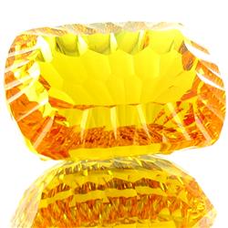92.6ct Mandarin Org Madeira Citrine Apprsd $49k (GEM-22904)