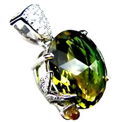 51ct Sapphire 925 Ametrine Pendant Appr Est $8k (JEW-2594)