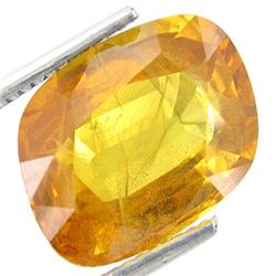 8.23ct Golden Yellow Sapphire Appraised $26k (GEM-22569)