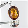70ctw Silver Pendant Madeira Citrine Appr Est $16k (JEW-2469)