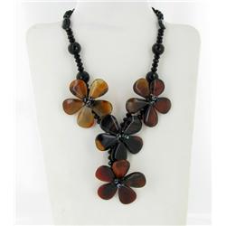 950ct Agate & Crystal Necklace (JEW-2496)