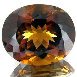 34.2ct Cognac Orange Imperial Topaz Apprsd $77k (GEM-19795)