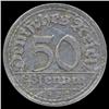 Image 2 : 1921 Germany 50pfg MS63 RARE Blundered Mintmark ERROR (COI-8109)