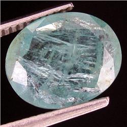 3.57ct Zambian Emerald Appraised $25k (GEM-21954)