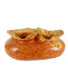 Hand Carved Afzelia Burl Wood Vase (DEC-108)