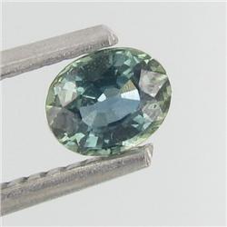 0.51ct Green Clean Ceylon Sapphire Oval (GEM-25822C)