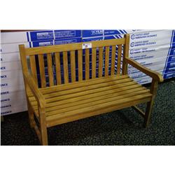 TEAK PATIO BENCH