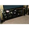 Image 1 : LARGE GLASS 3 TIER TV STAND