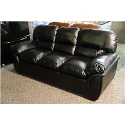BLACK 3 PIECE SOFA SET