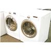 Image 1 : WHITE LG FRONT LOADING WASHER & DRYER SET