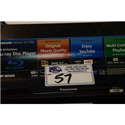 PANASONIC DMP-BD60 BLU-RAY DISC PLAYER