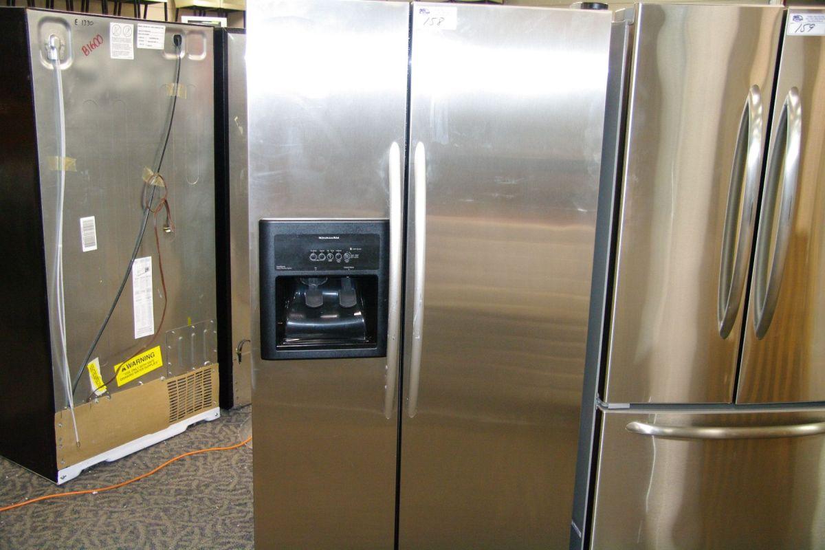 Kitchenaid Ksrp25fsss00 Double Door Fridge Freezer