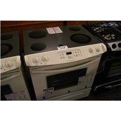 FRIGIDAIRE ALMOND FINISH STOVE WITH GLASS COOKTOP