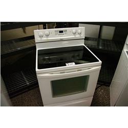 WHIRLPOOL WHITE OVEN WITH GLASS COOKTOP