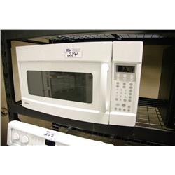 KENMORE WHITE CABINET MOUNT MICROWAVE