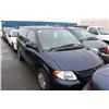 Image 1 : 2005 BLUE DODGE CARAVAN PASSENGER VAN