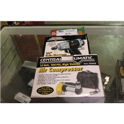 LOT OF ASSORTED AIR TOOLS