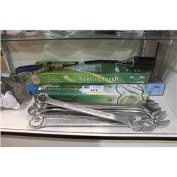 LOT OF TORCHES & WRENCHES