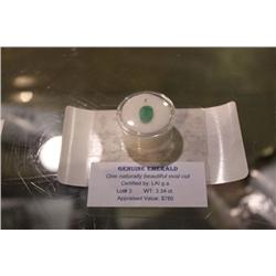 LOOSE GEMSTONE - EMERALD