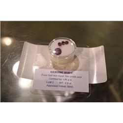 LOOSE GEMSTONE - RUBY