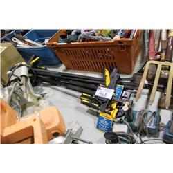 LOT OF 30" HEAVY DUTY RATCHET CLAMPS