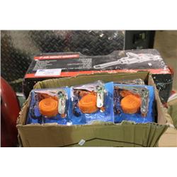 BOX OF RATCHET TIE DOWNS