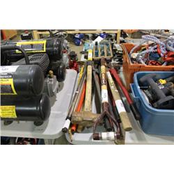 LOT OF LARGE TOOLS