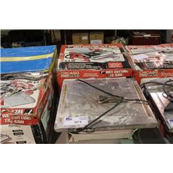 2 WET CUTTING TILE SAWS