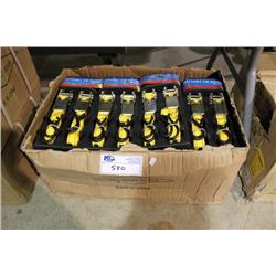 BOX OF RATCHET TIE DOWNS